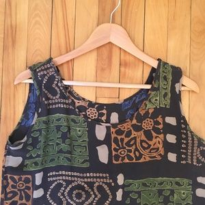 Anthropologie Tops - SOLD Vintage 100% Silk Printed Sleeveless Tank M Anthropologie Tops - SOLD Vintage 100% Silk Printed Sleeveless Tank M